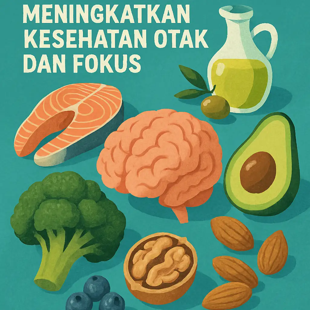 Makanan yang Membantu Meningkatkan Kesehatan Otak dan Fokus